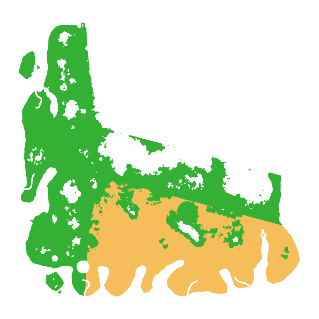 Biome Rust Map: Procedural Map, Size: 4500, Seed: 3018011