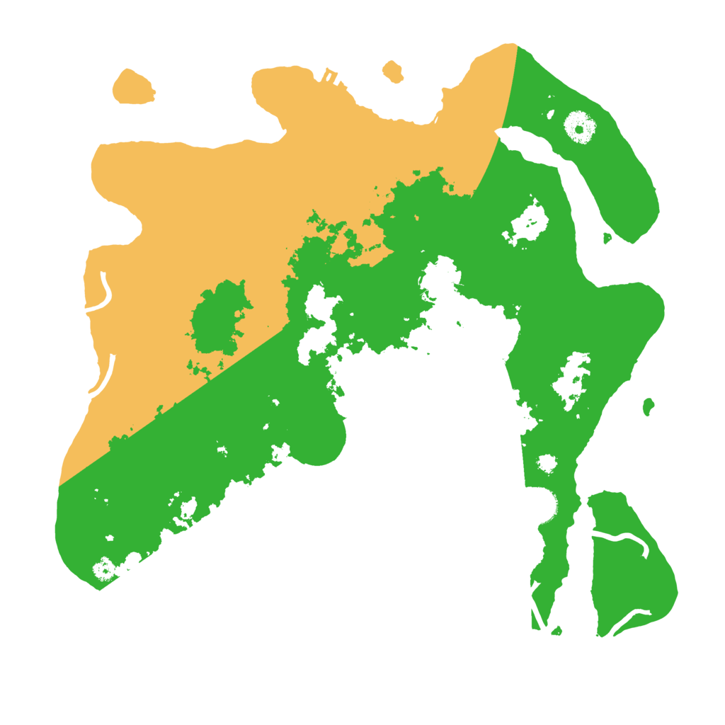 Biome Rust Map: Procedural Map, Size: 3500, Seed: 1544882098