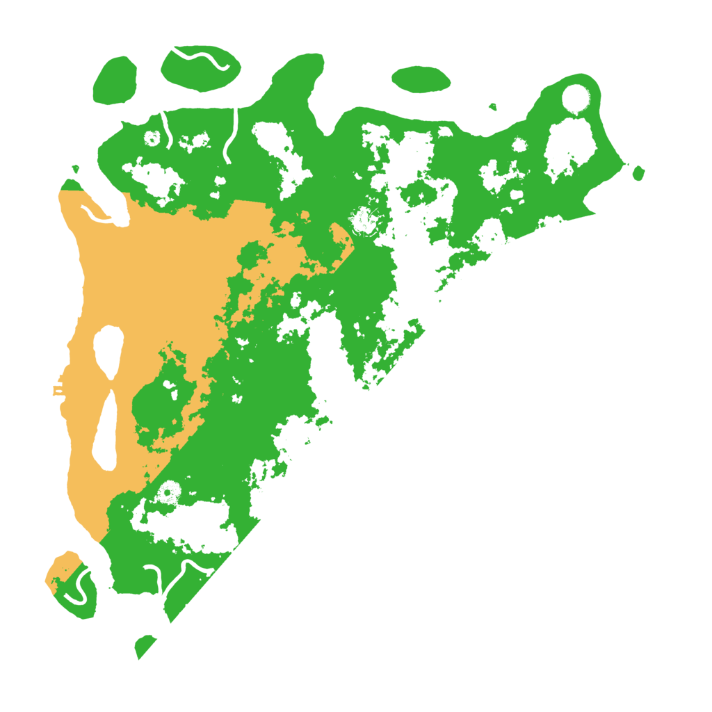 Biome Rust Map: Procedural Map, Size: 4500, Seed: 59757302