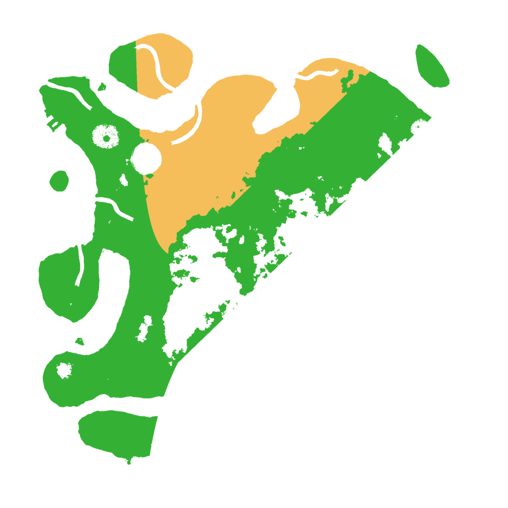 Biome Rust Map: Procedural Map, Size: 3000, Seed: 46425276