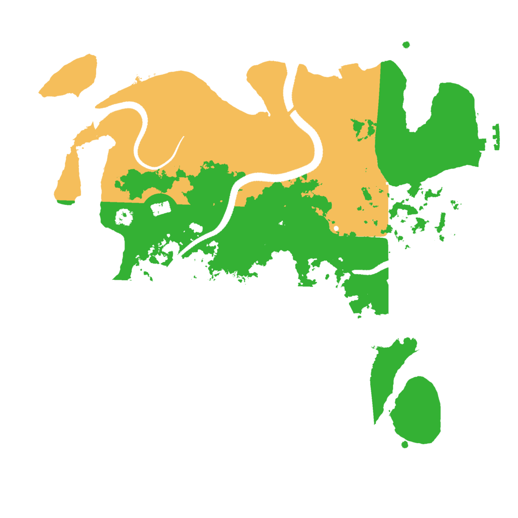 Biome Rust Map: Procedural Map, Size: 3000, Seed: 5003