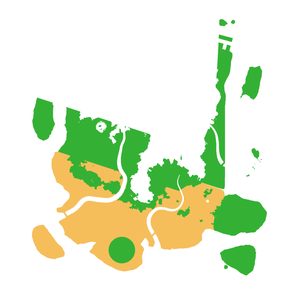Biome Rust Map: Procedural Map, Size: 3000, Seed: 816048381