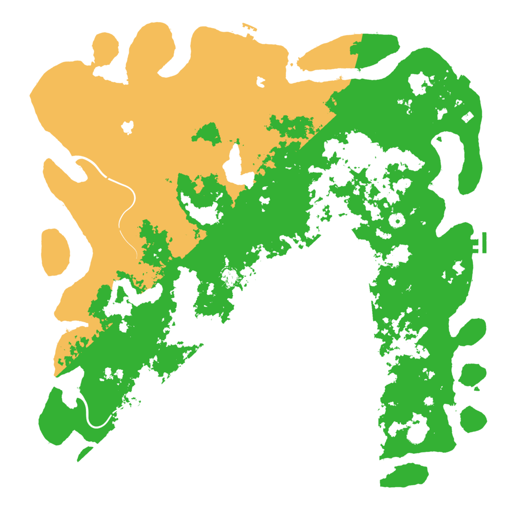 Biome Rust Map: Procedural Map, Size: 5000, Seed: 694239