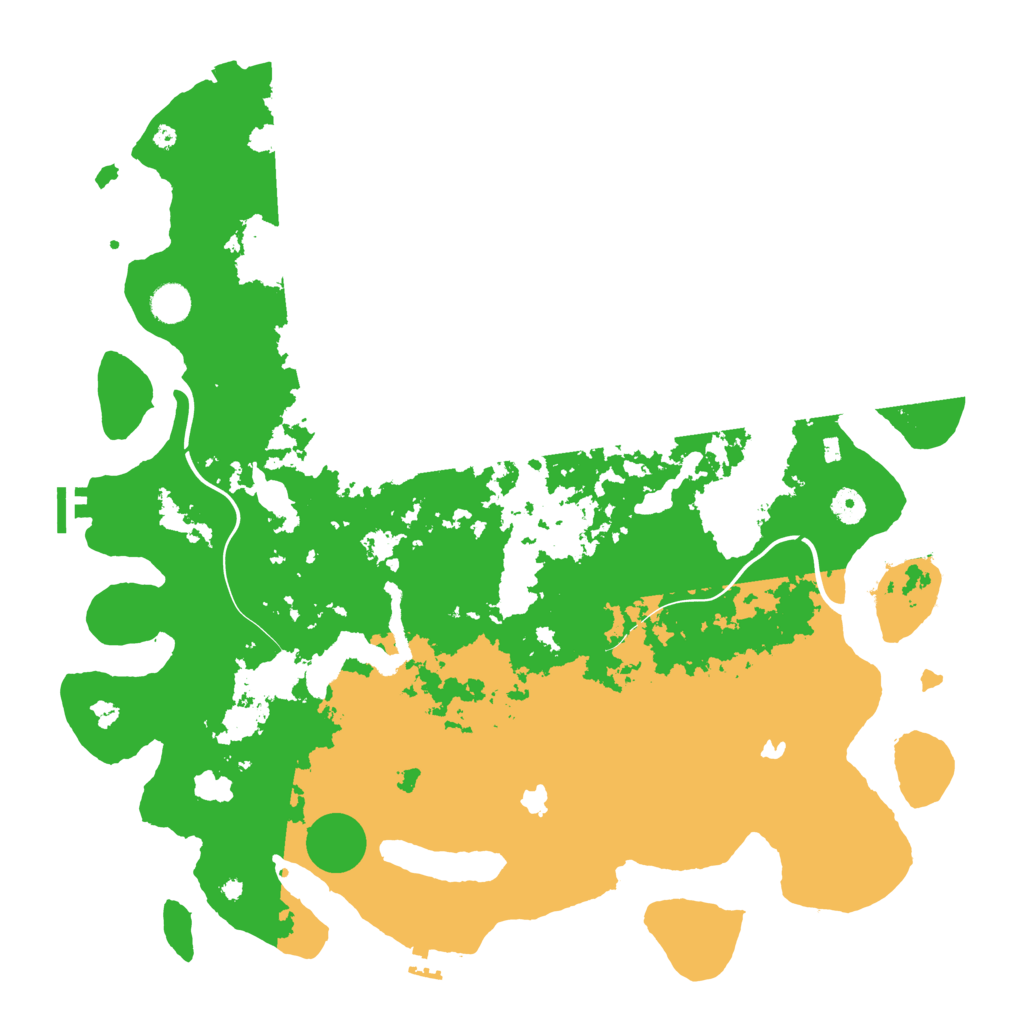 Biome Rust Map: Procedural Map, Size: 4500, Seed: 584527263