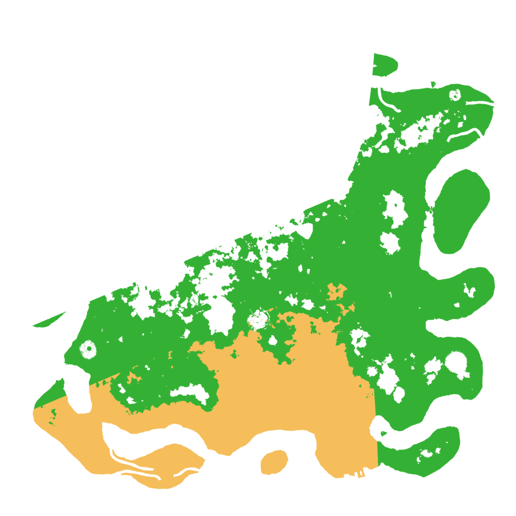 Biome Rust Map: Procedural Map, Size: 4500, Seed: 340982828