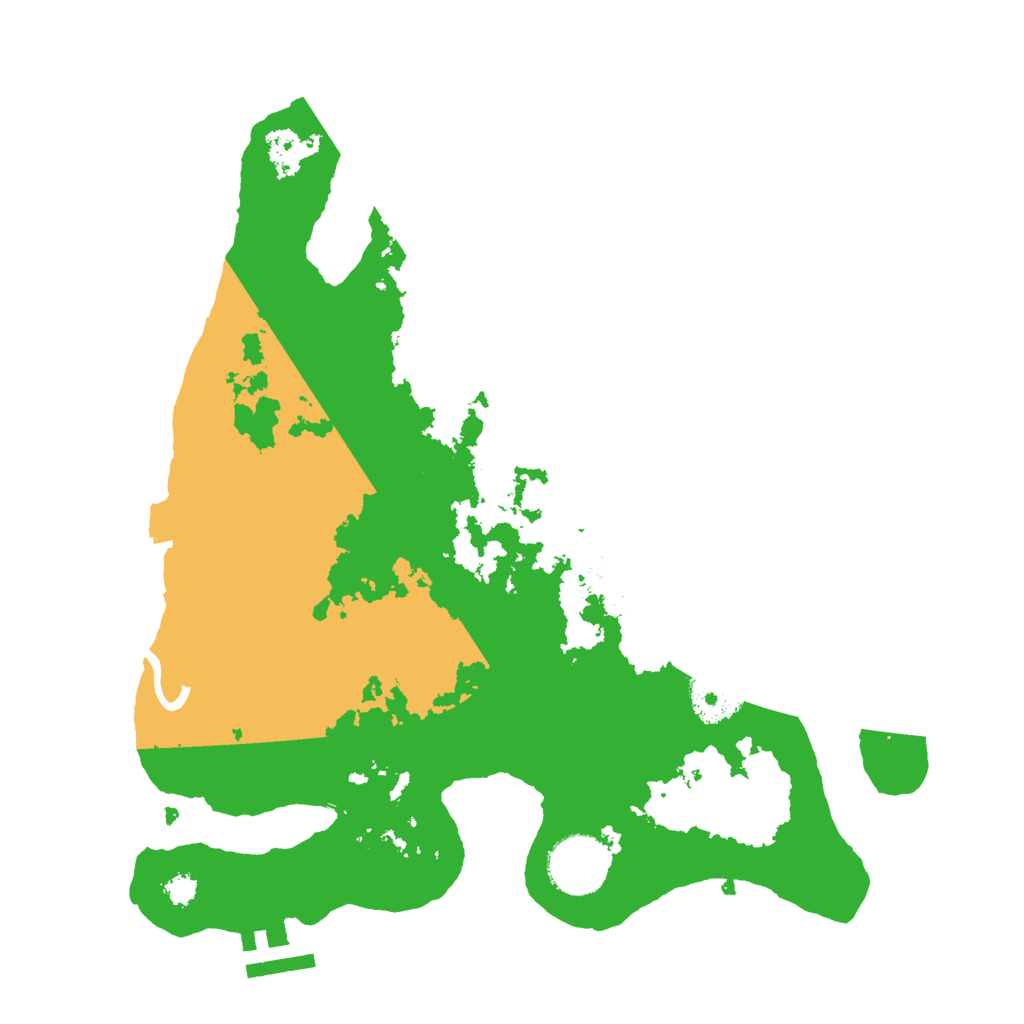 Biome Rust Map: Procedural Map, Size: 3000, Seed: 15983132