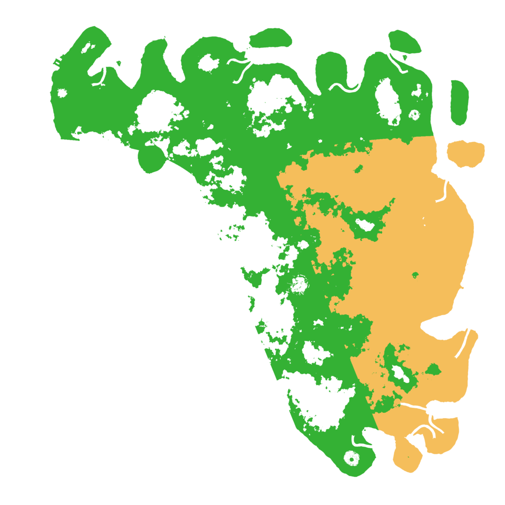 Biome Rust Map: Procedural Map, Size: 5000, Seed: 249311906