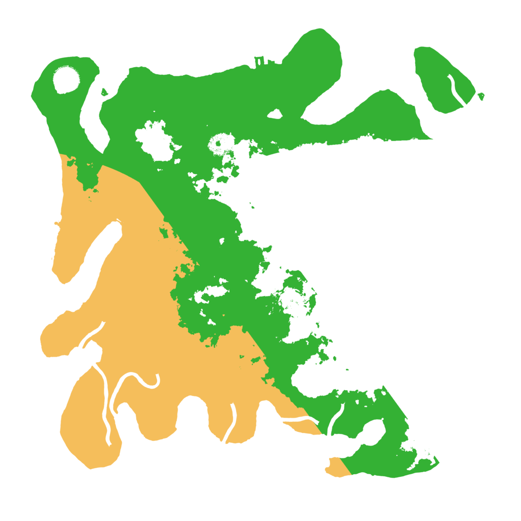 Biome Rust Map: Procedural Map, Size: 3500, Seed: 1598668635