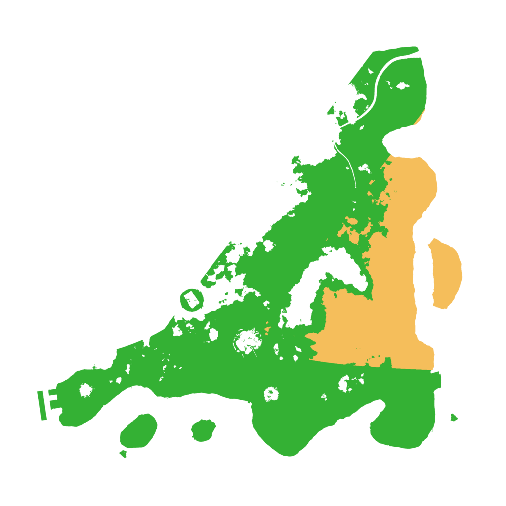 Biome Rust Map: Procedural Map, Size: 3500, Seed: 36384935