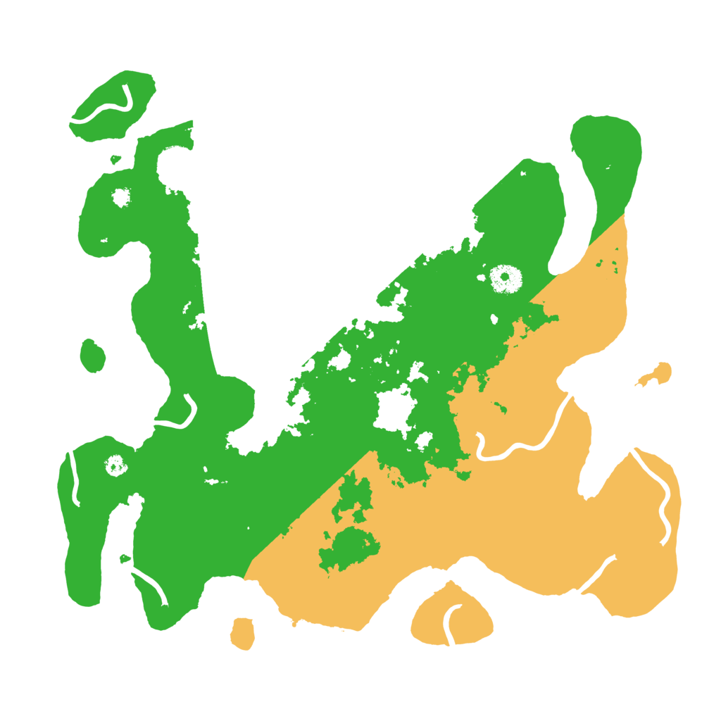 Biome Rust Map: Procedural Map, Size: 3500, Seed: 20220084