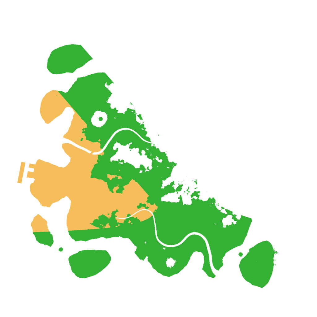 Biome Rust Map: Procedural Map, Size: 3000, Seed: 133244394