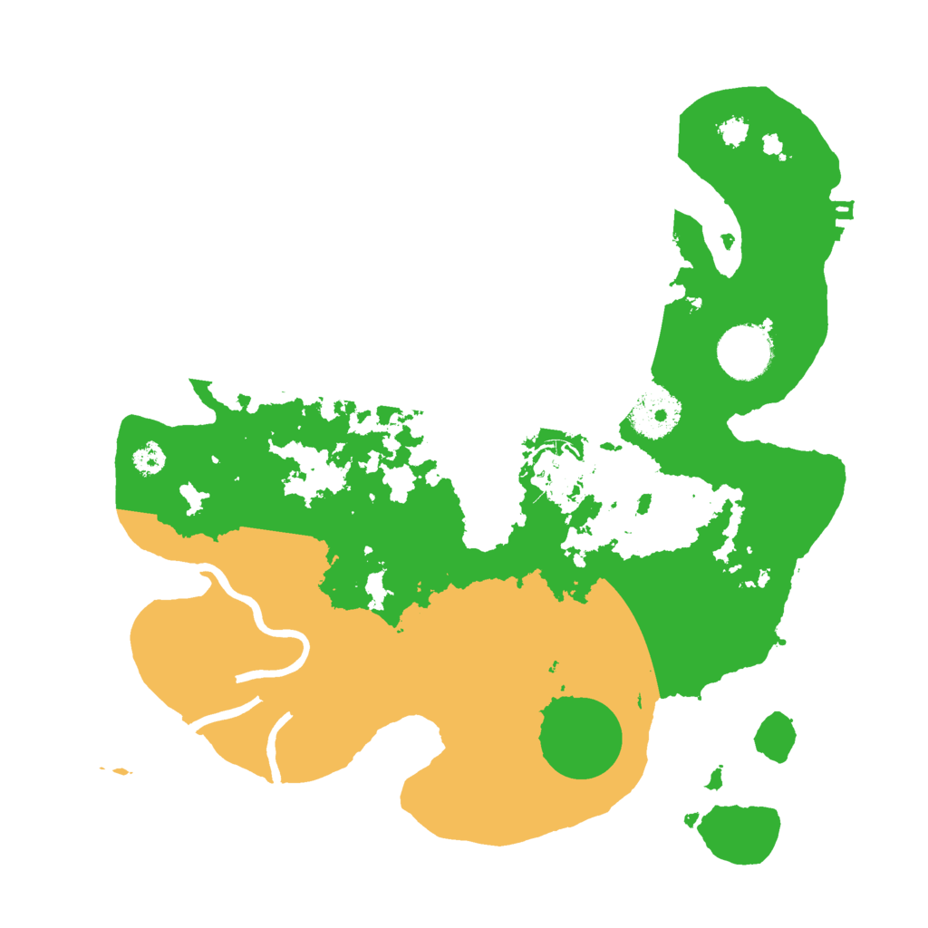 Biome Rust Map: Procedural Map, Size: 3000, Seed: 1256865700