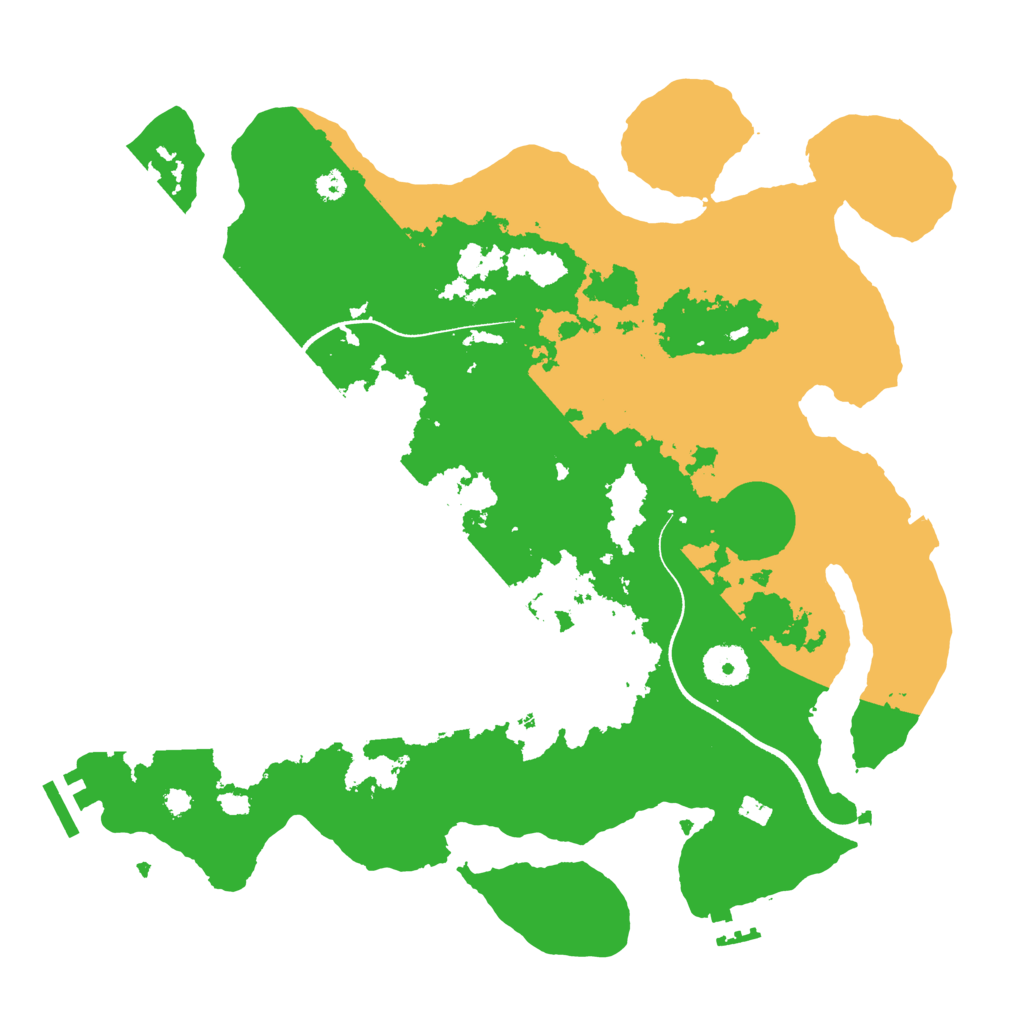 Biome Rust Map: Procedural Map, Size: 3500, Seed: 336173943