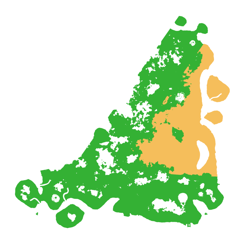 Biome Rust Map: Procedural Map, Size: 4500, Seed: 1399125804