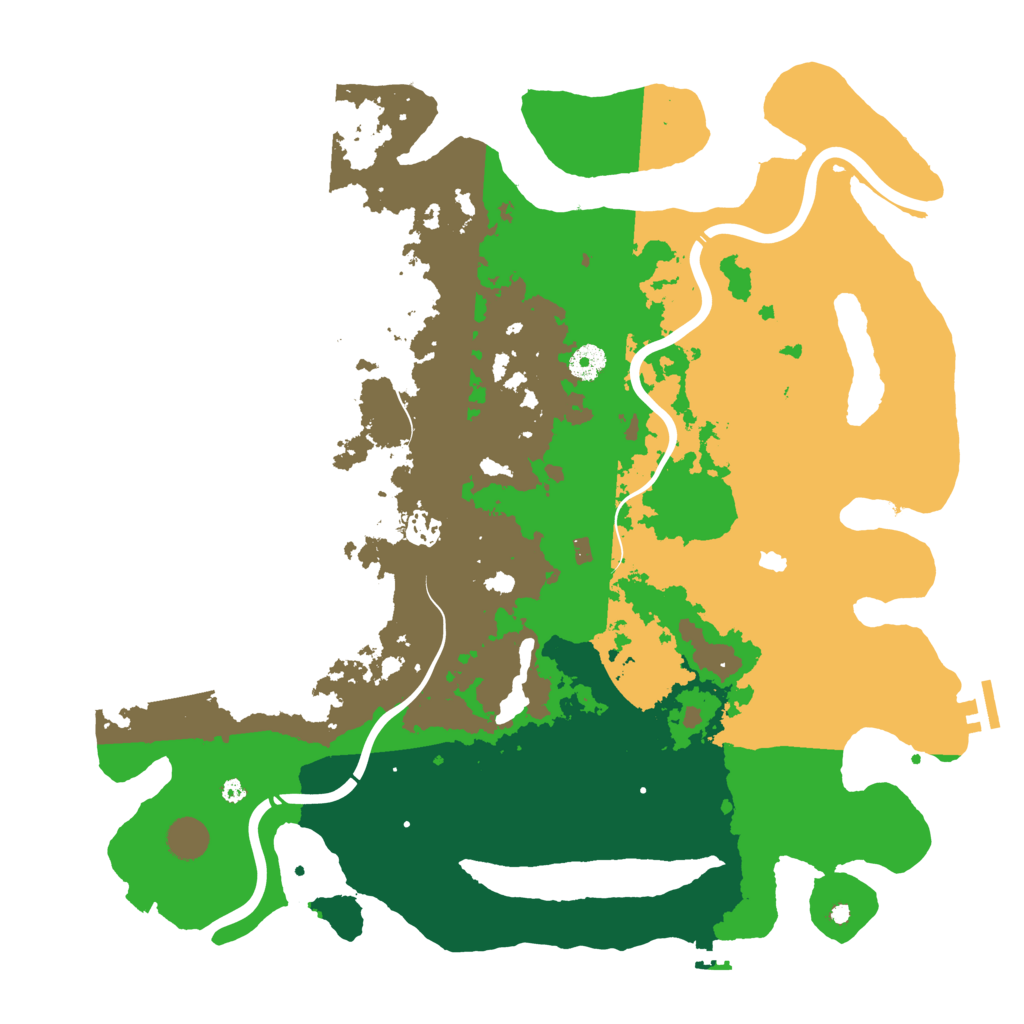 Biome Rust Map: Procedural Map, Size: 4250, Seed: 1543615364