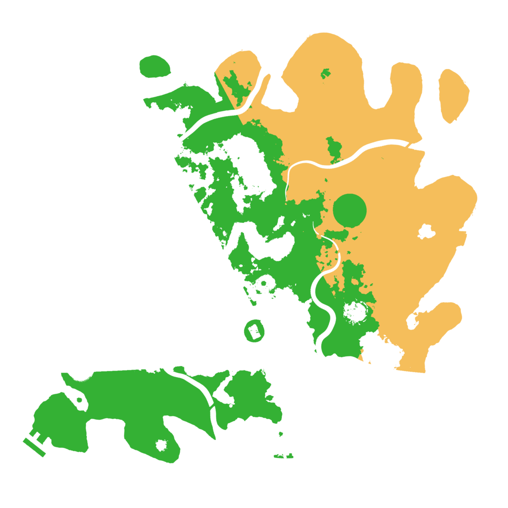 Biome Rust Map: Procedural Map, Size: 4000, Seed: 654683048