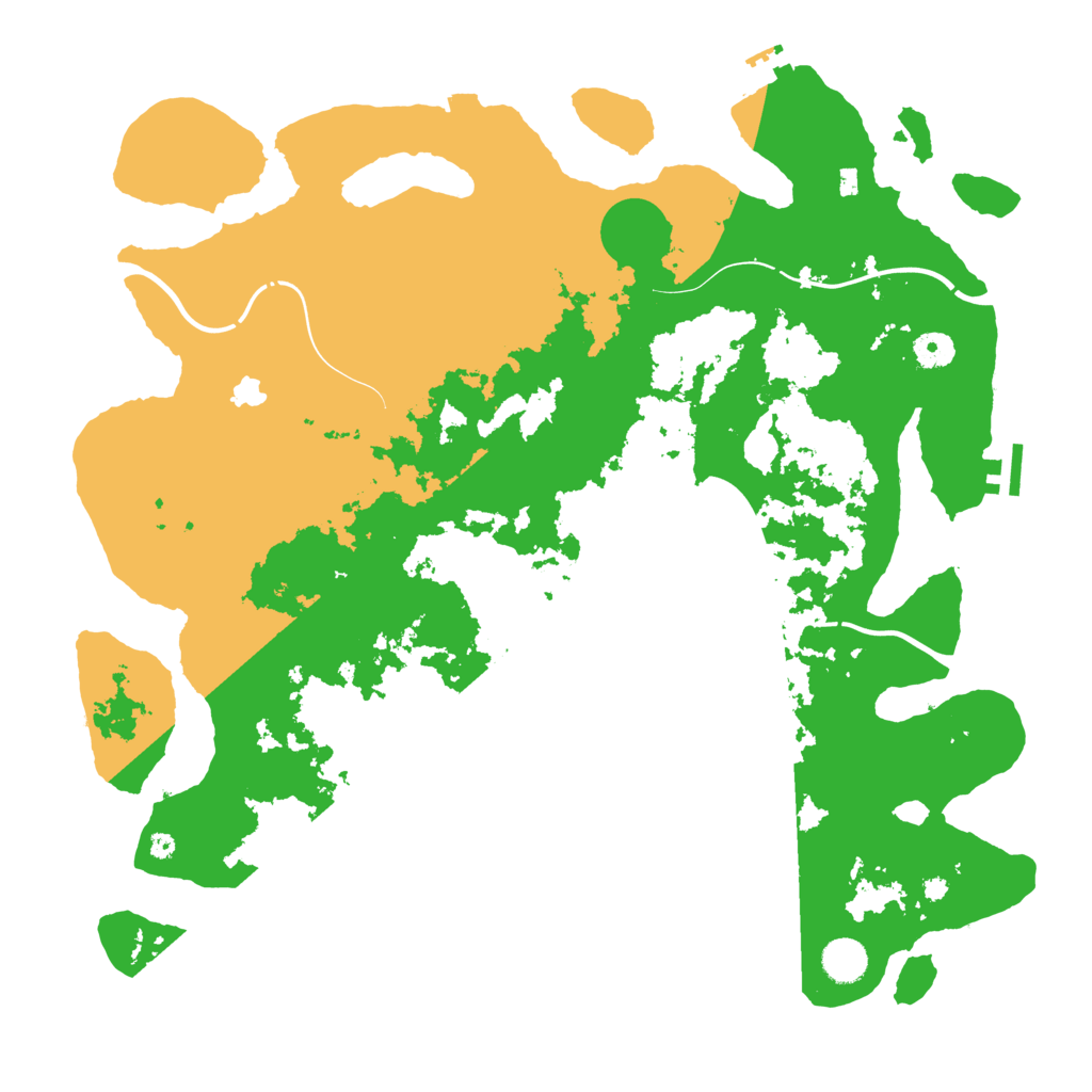 Biome Rust Map: Procedural Map, Size: 4250, Seed: 404409102