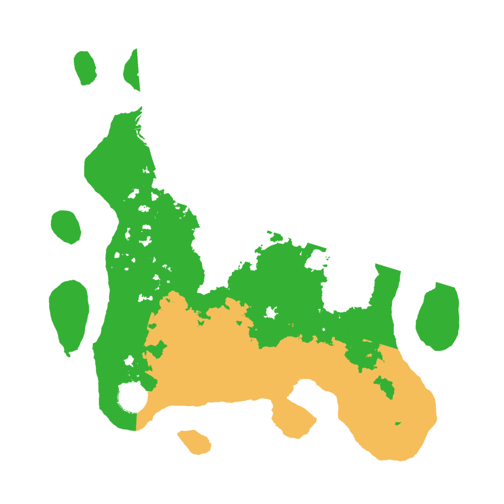 Biome Rust Map: Barren, Size: 3000, Seed: 1703270735