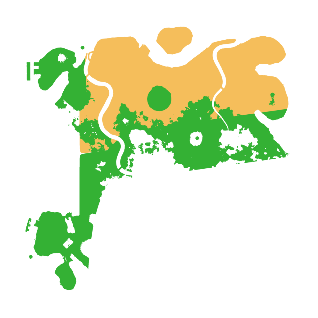 Biome Rust Map: Procedural Map, Size: 3500, Seed: 2037153788