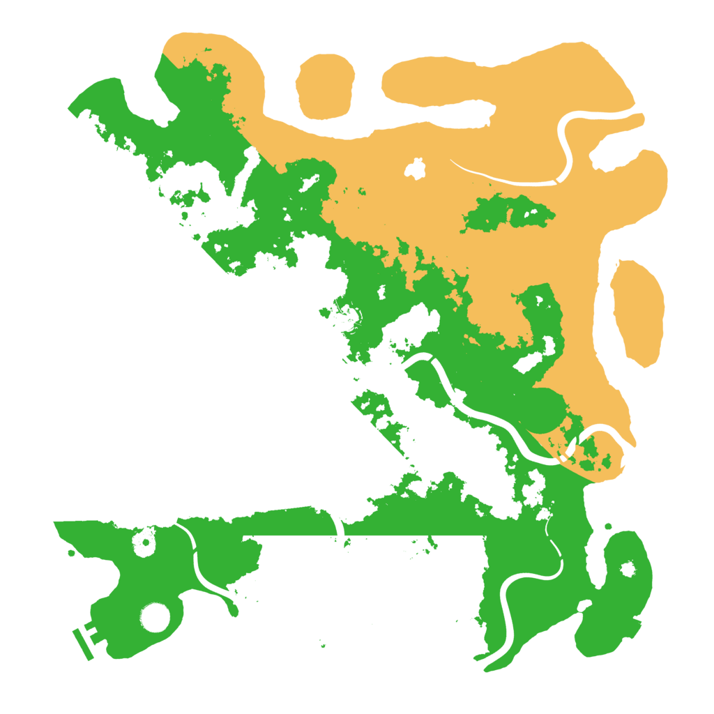 Biome Rust Map: Procedural Map, Size: 4250, Seed: 600290959
