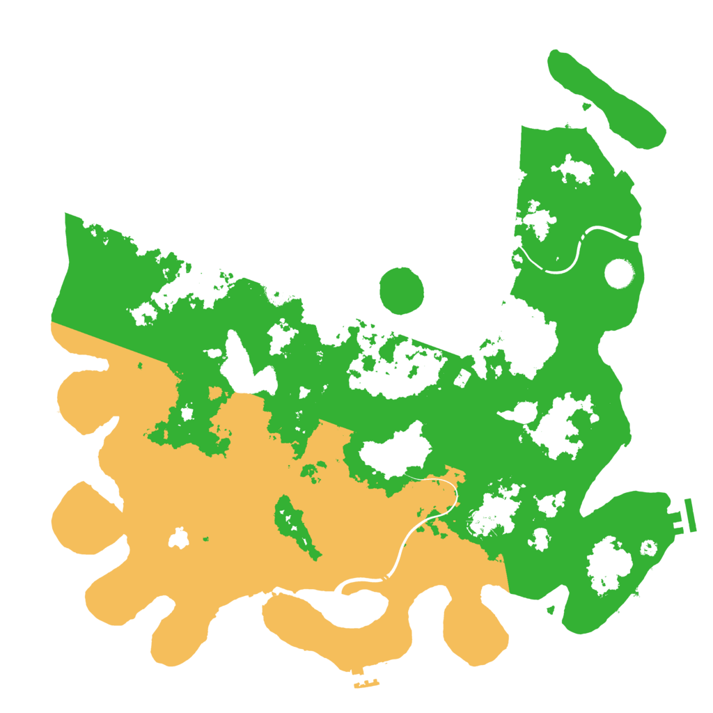 Biome Rust Map: Procedural Map, Size: 4300, Seed: 1788803754