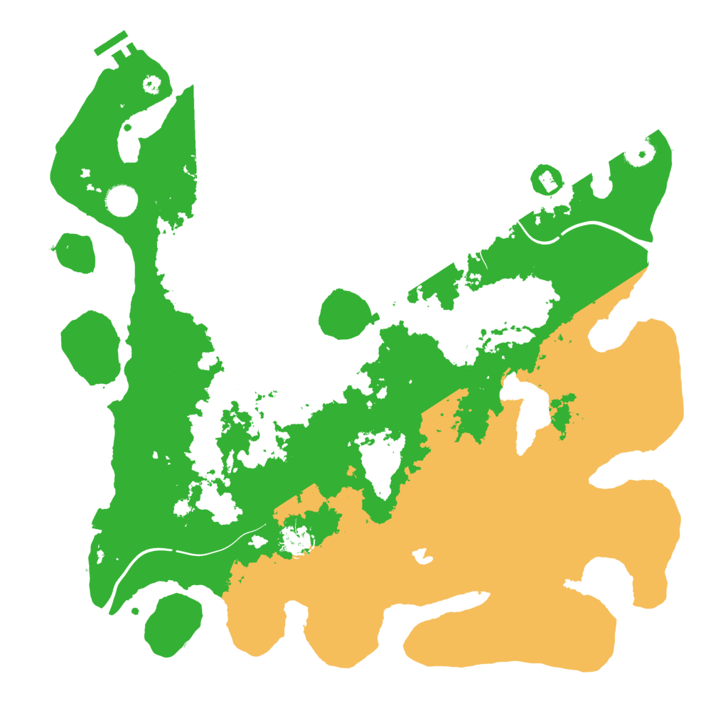 Biome Rust Map: Procedural Map, Size: 4000, Seed: 13092678