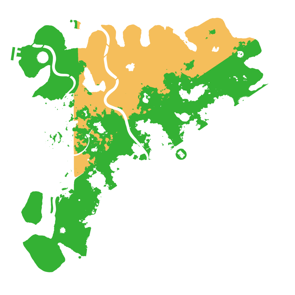 Biome Rust Map: Procedural Map, Size: 4500, Seed: 611039052