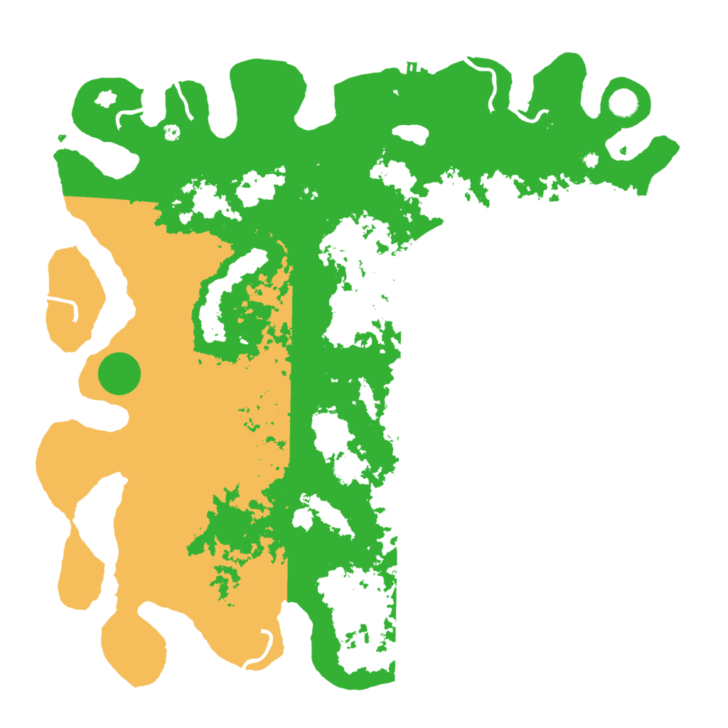 Biome Rust Map: Procedural Map, Size: 4500, Seed: 888800158