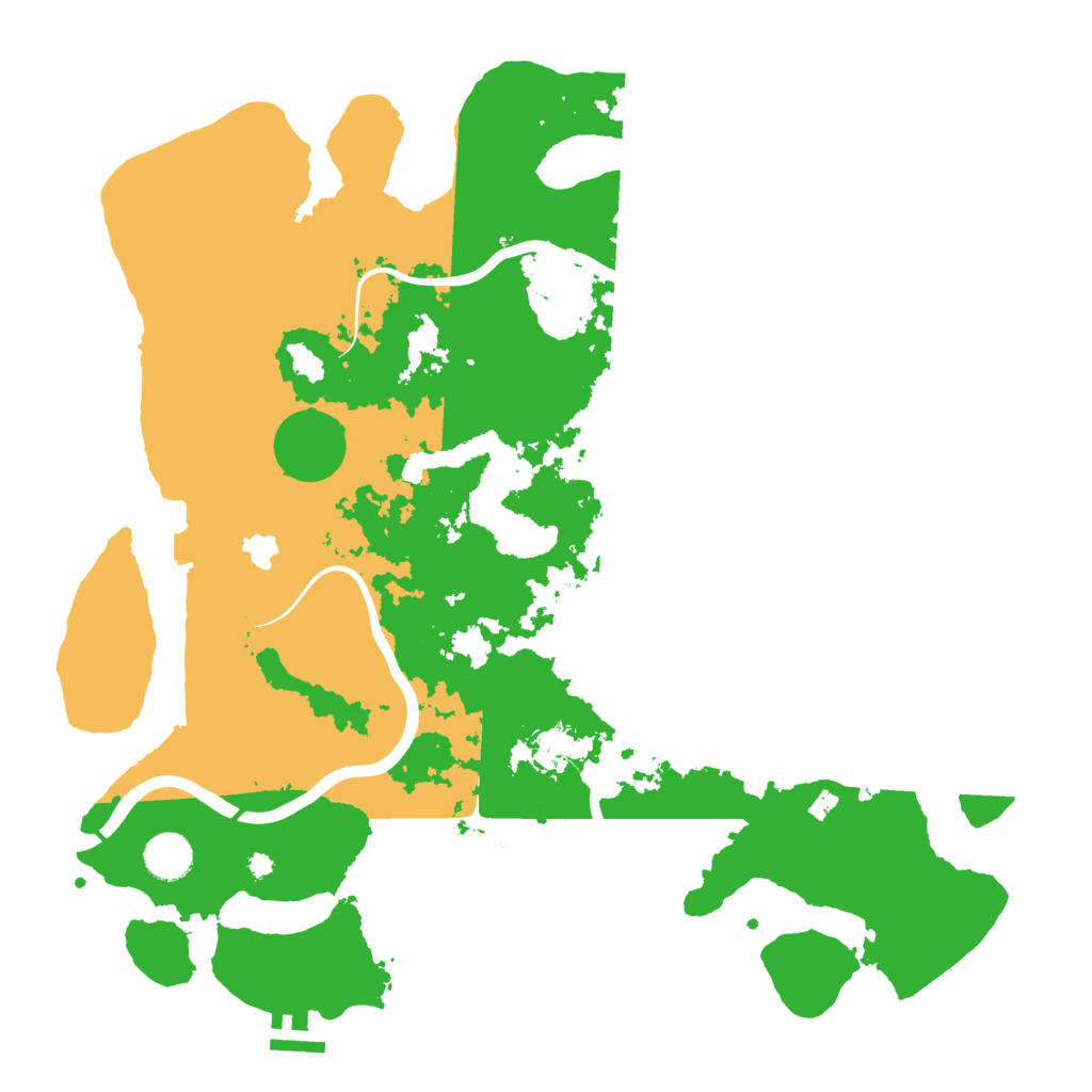 Biome Rust Map: Procedural Map, Size: 4000, Seed: 621284667