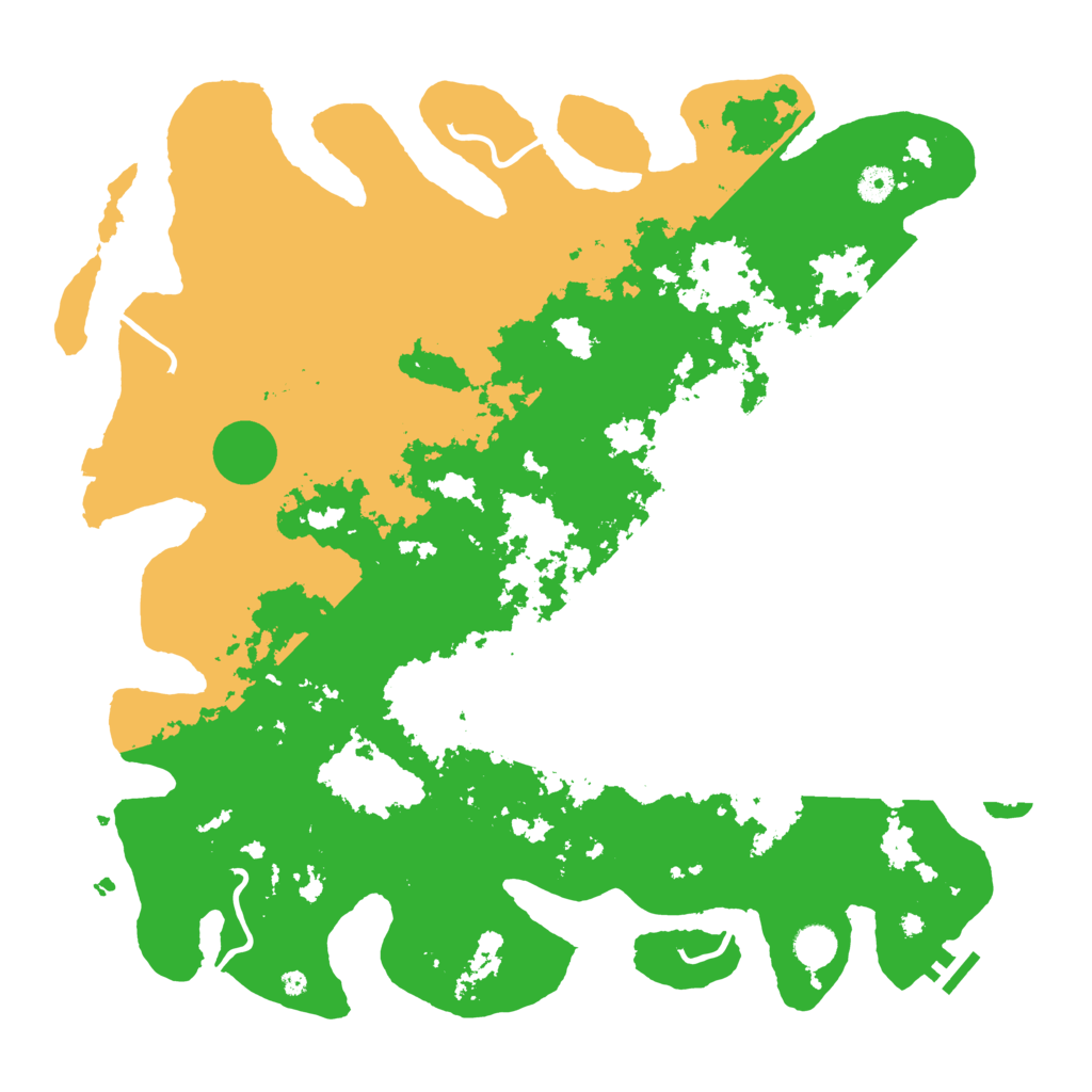 Biome Rust Map: Procedural Map, Size: 4500, Seed: 870628354
