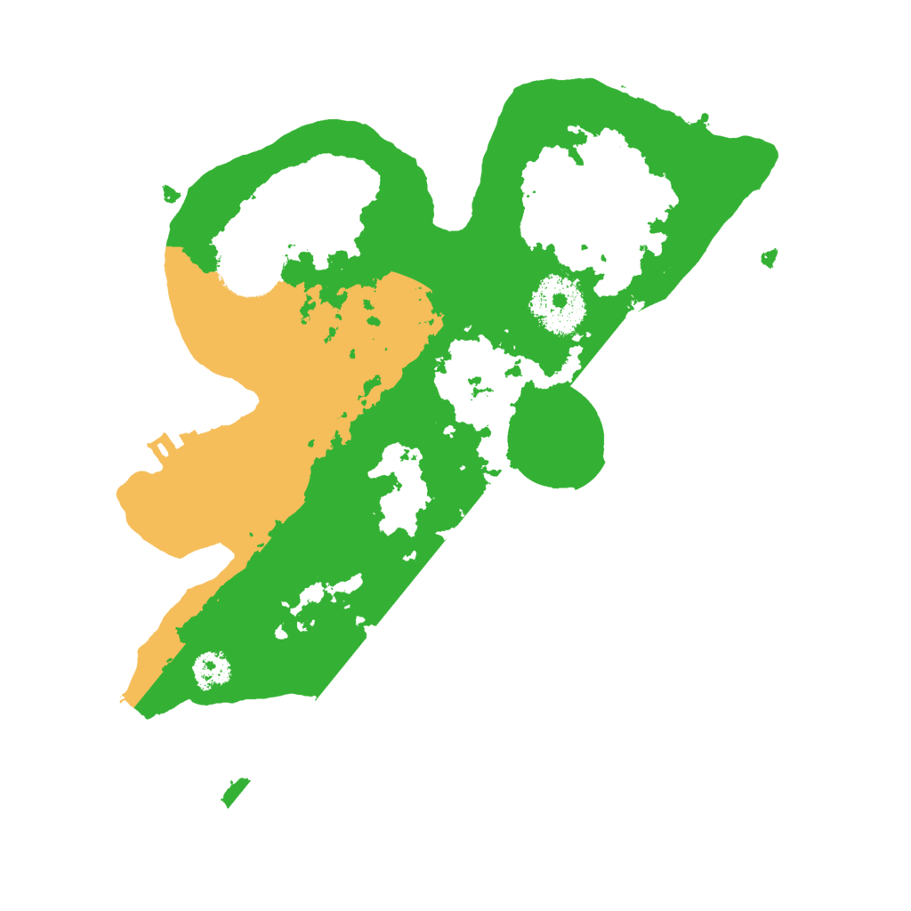 Biome Rust Map: Procedural Map, Size: 2500, Seed: 579992347