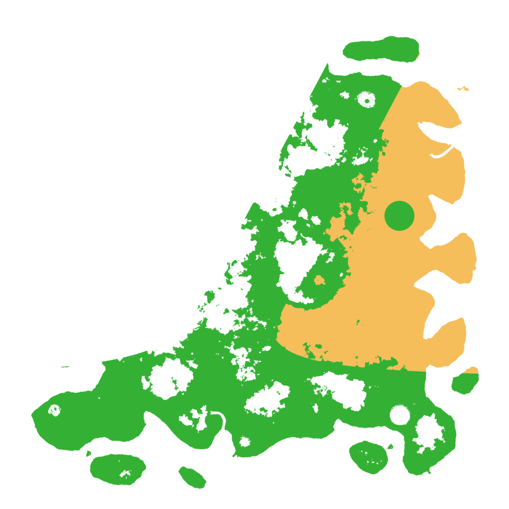 Biome Rust Map: Procedural Map, Size: 4500, Seed: 979368948
