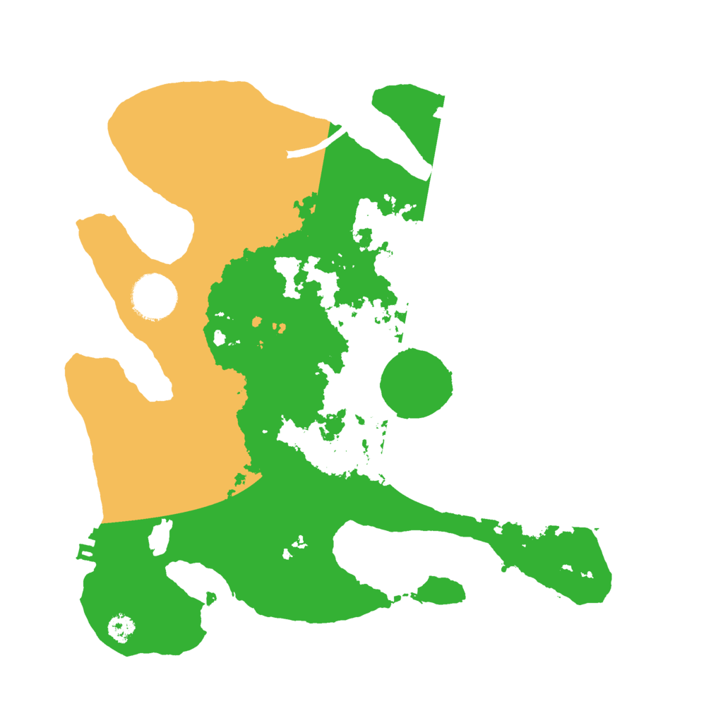 Biome Rust Map: Procedural Map, Size: 2800, Seed: 969137086