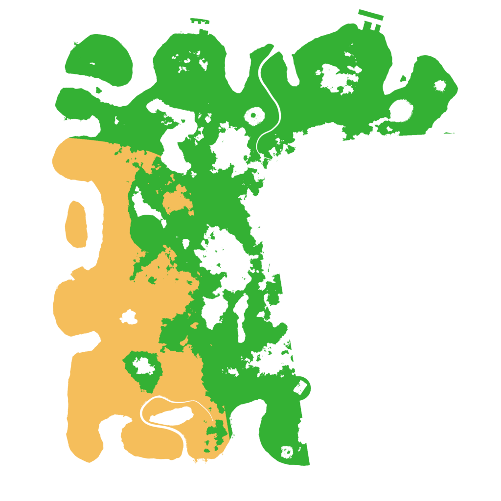 Biome Rust Map: Procedural Map, Size: 4000, Seed: 81235