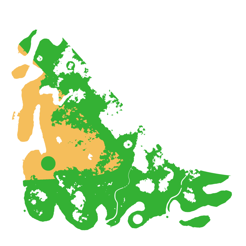 Biome Rust Map: Procedural Map, Size: 4500, Seed: 390427
