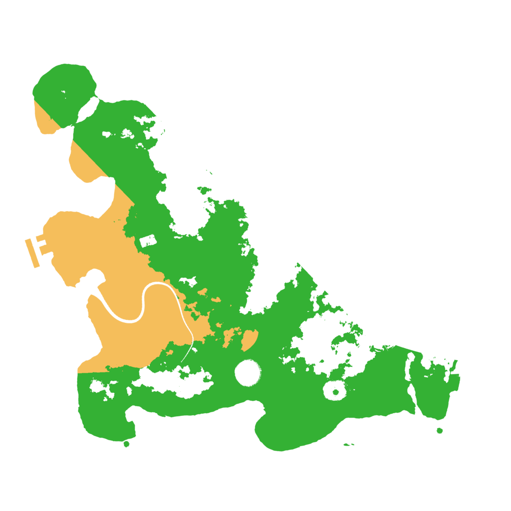 Biome Rust Map: Procedural Map, Size: 3500, Seed: 464682825