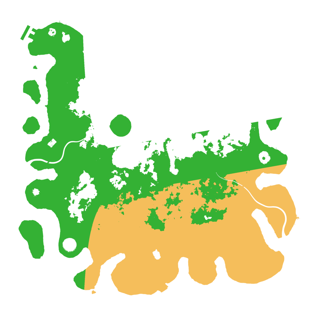 Biome Rust Map: Procedural Map, Size: 4000, Seed: 1919373646