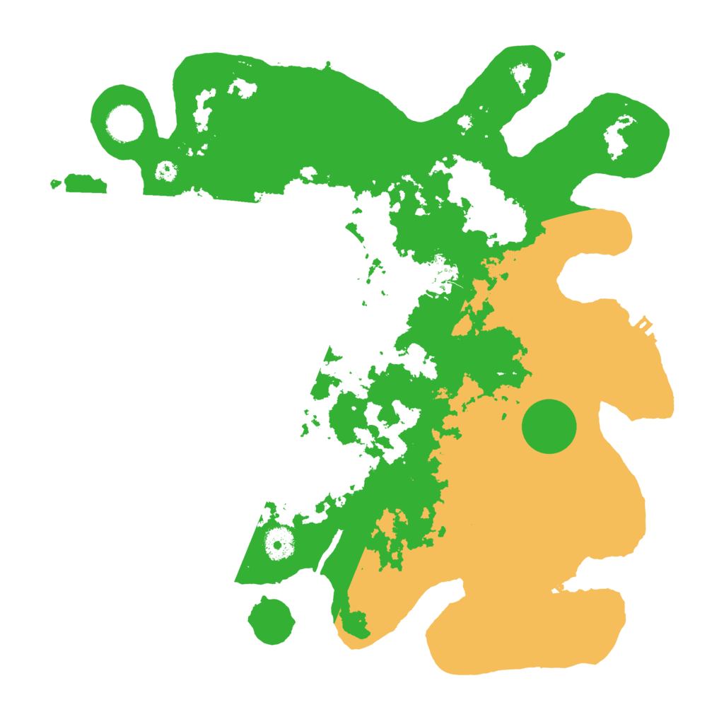 Biome Rust Map: Procedural Map, Size: 3500, Seed: 1572781061