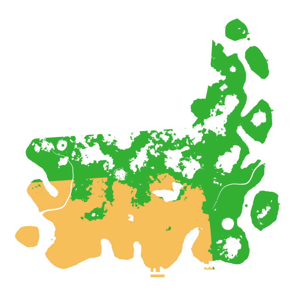Biome Rust Map: Procedural Map, Size: 4250, Seed: 748204111