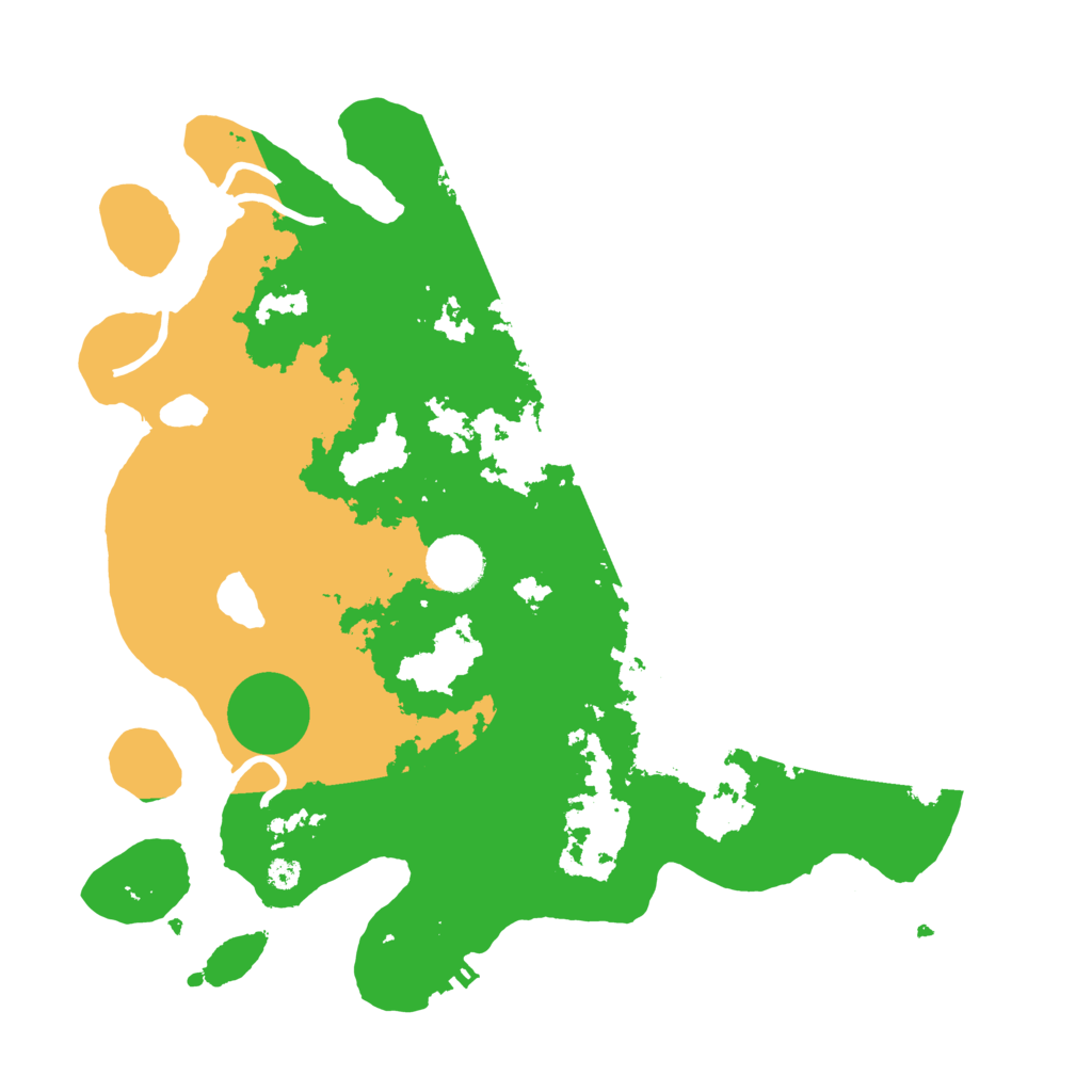 Biome Rust Map: Procedural Map, Size: 3500, Seed: 967718369