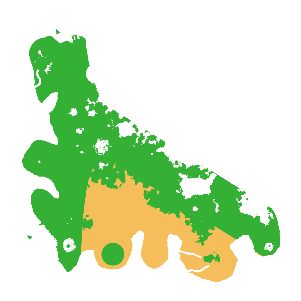 Biome Rust Map: Procedural Map, Size: 3500, Seed: 67895219