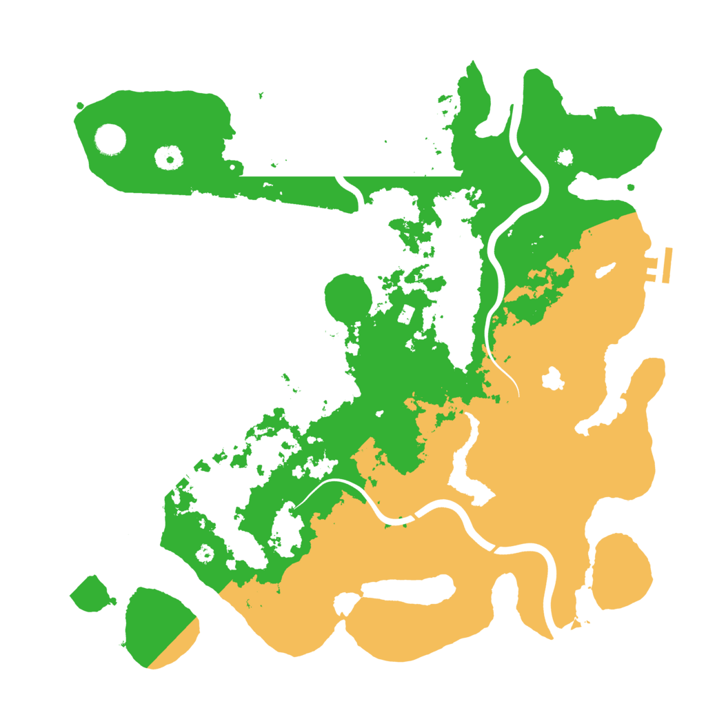 Biome Rust Map: Procedural Map, Size: 4000, Seed: 1399092987