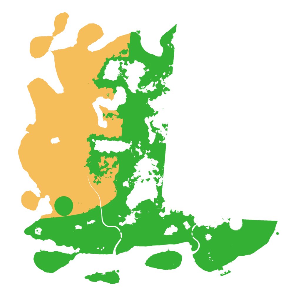 Biome Rust Map: Procedural Map, Size: 4250, Seed: 775167865