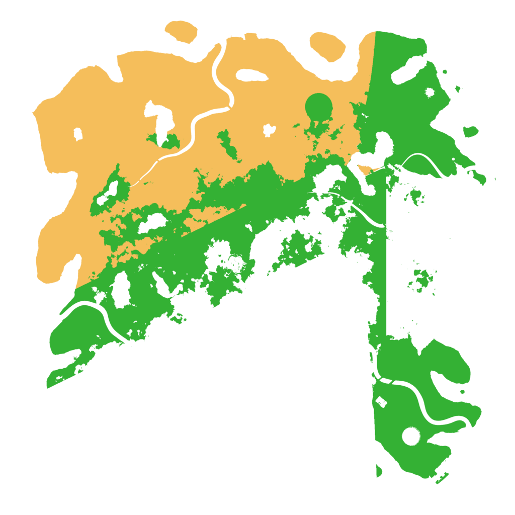 Biome Rust Map: Procedural Map, Size: 5000, Seed: 11459063