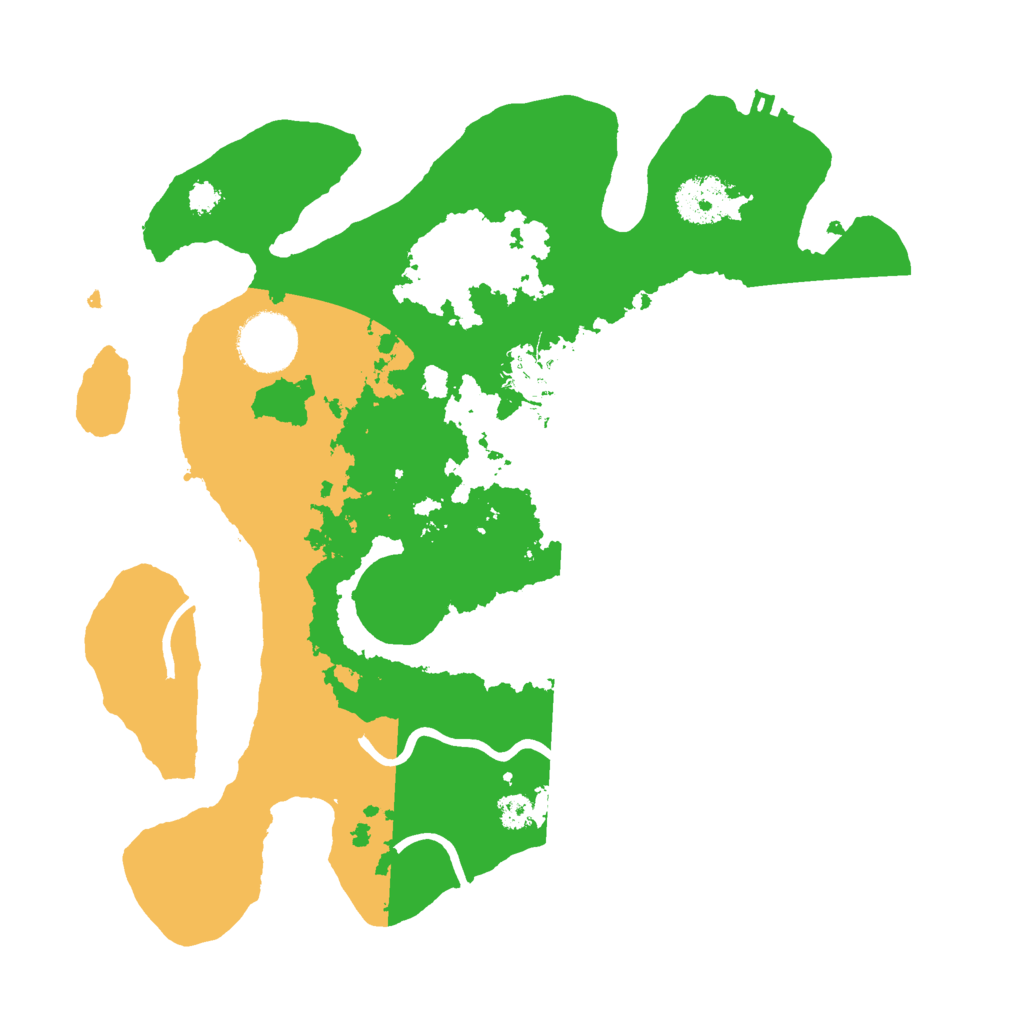 Biome Rust Map: Procedural Map, Size: 3000, Seed: 30222