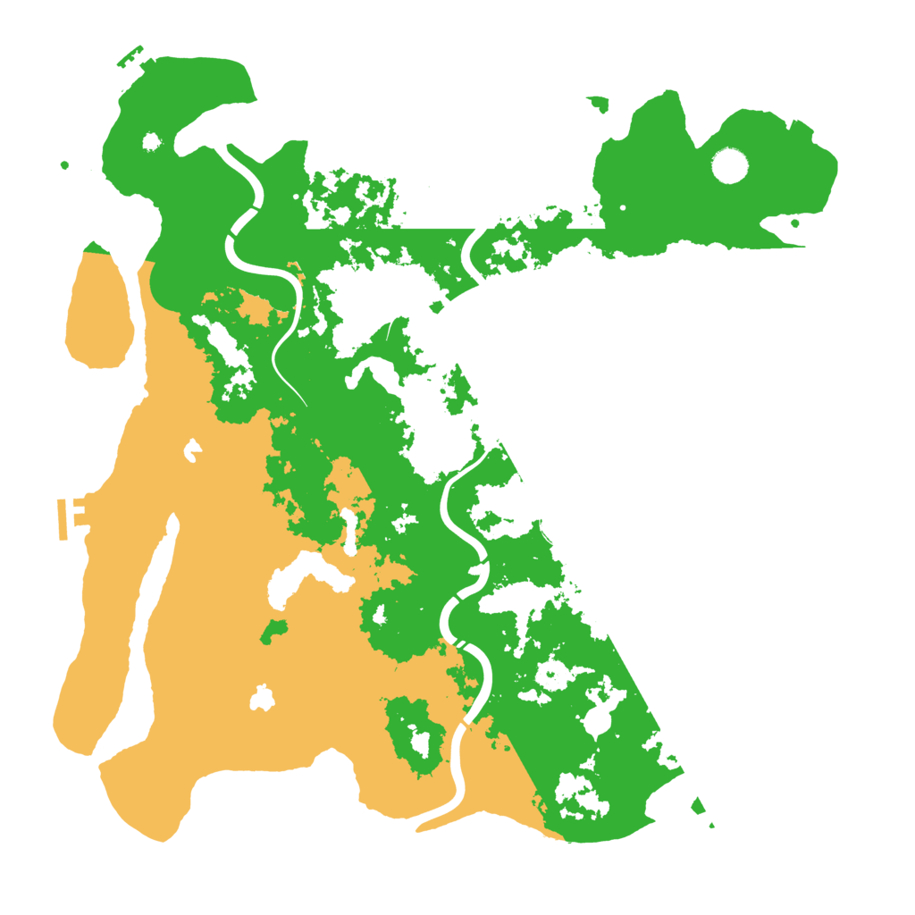 Biome Rust Map: Procedural Map, Size: 4500, Seed: 1333644462