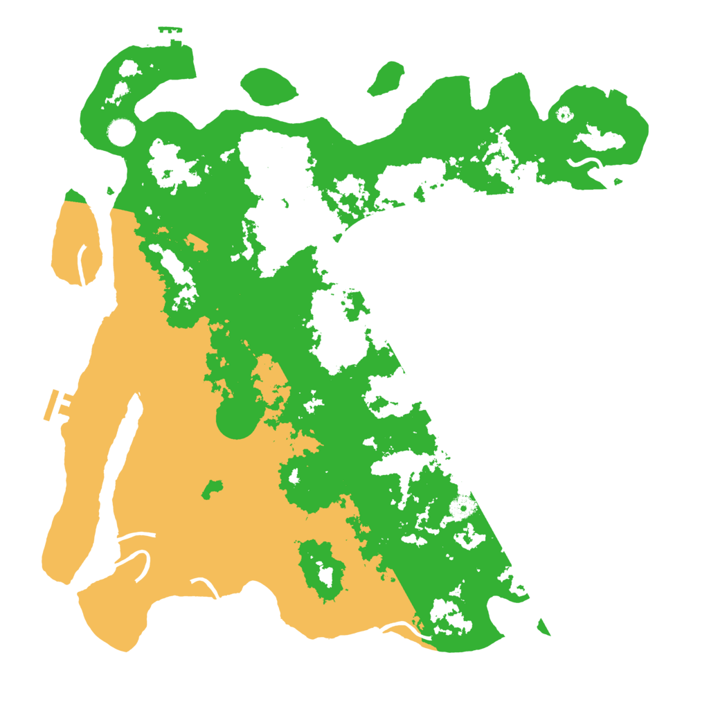 Biome Rust Map: Procedural Map, Size: 4500, Seed: 1333644462