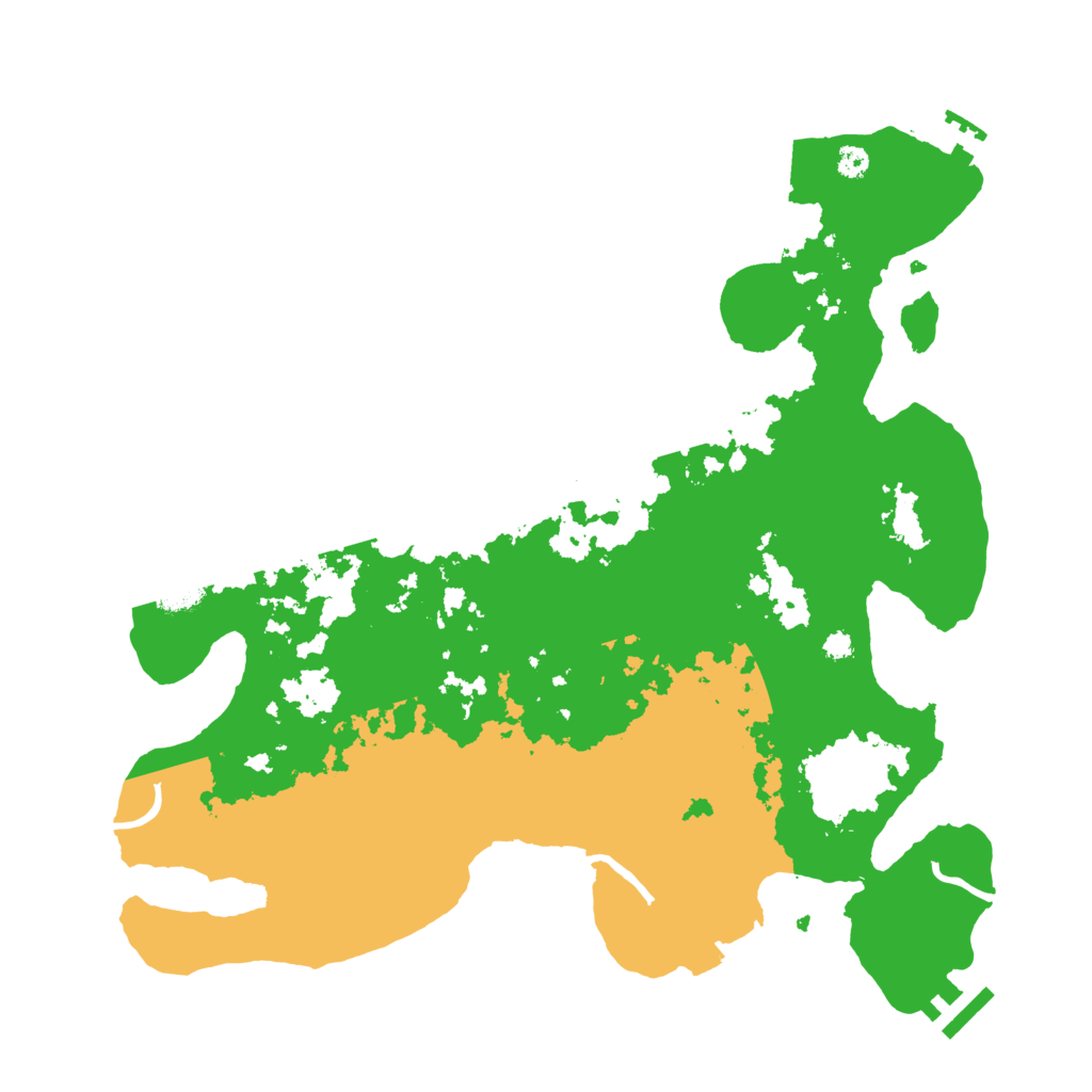 Biome Rust Map: Procedural Map, Size: 3500, Seed: 1094215058