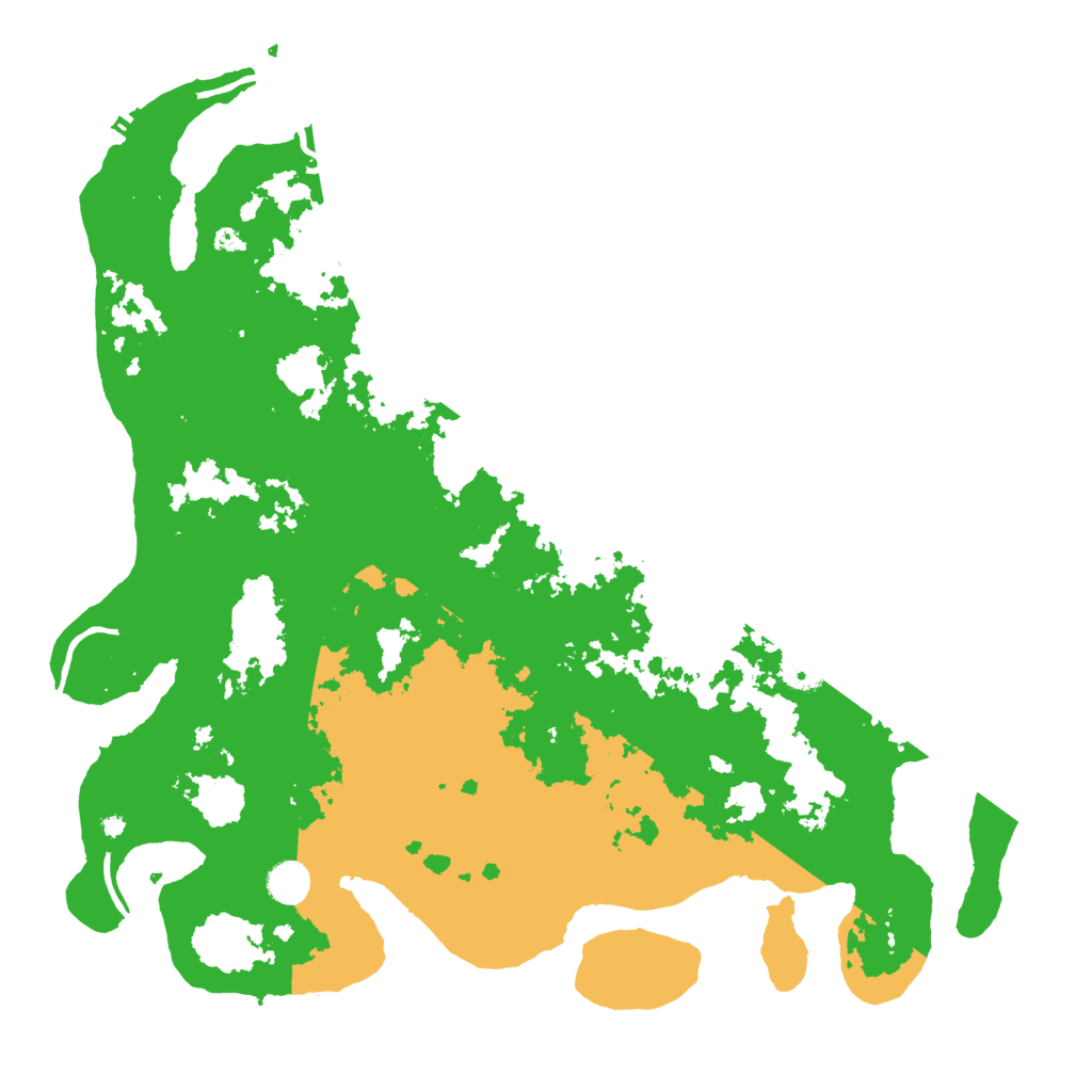 Biome Rust Map: Procedural Map, Size: 4500, Seed: 17575