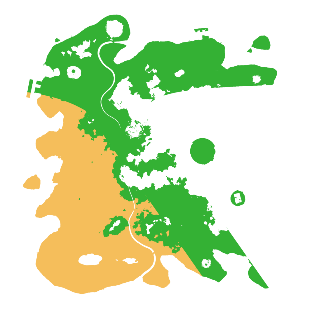 Biome Rust Map: Procedural Map, Size: 3500, Seed: 7682252